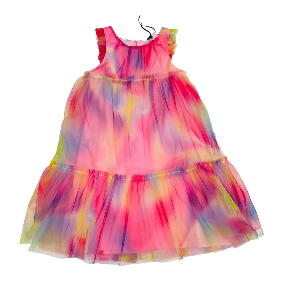 NWT Deux par Deux Size 3 Rainbow Frills Dress